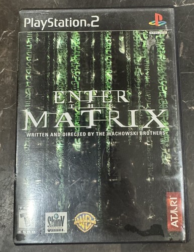 Jeu Enter The Matrix Sur PS2, Bon état, Complet, Action-aventure