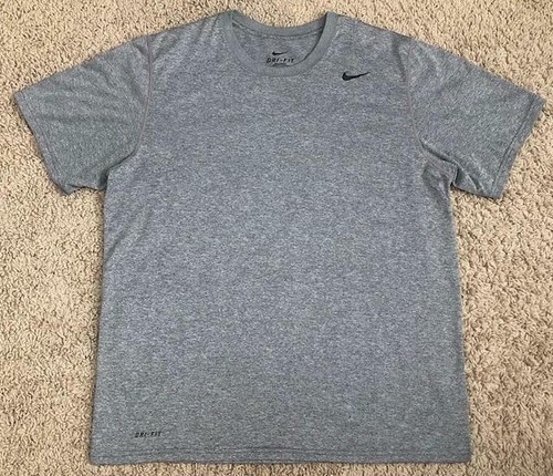 Nike Dri Fit Blank Men's Gray T-Shirt 