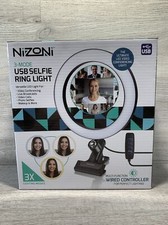 Nizoni USB Selfie Ring Light LED Video Tiktok YouTube 3 Mode Wired Controller