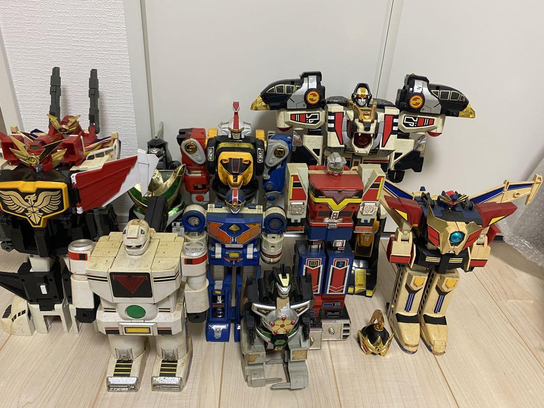 Power Ranger Sentai Robot Set Kakuranger Tetra Boy Fiveman Jetman