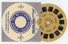 Island of Hawaii Hawaii 1940's Tan Front View-Master Single Reel 66