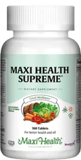 Maxi Health, Maxi Health Supreme, High Potency Multi Vitamin, Mineral, 360 Table