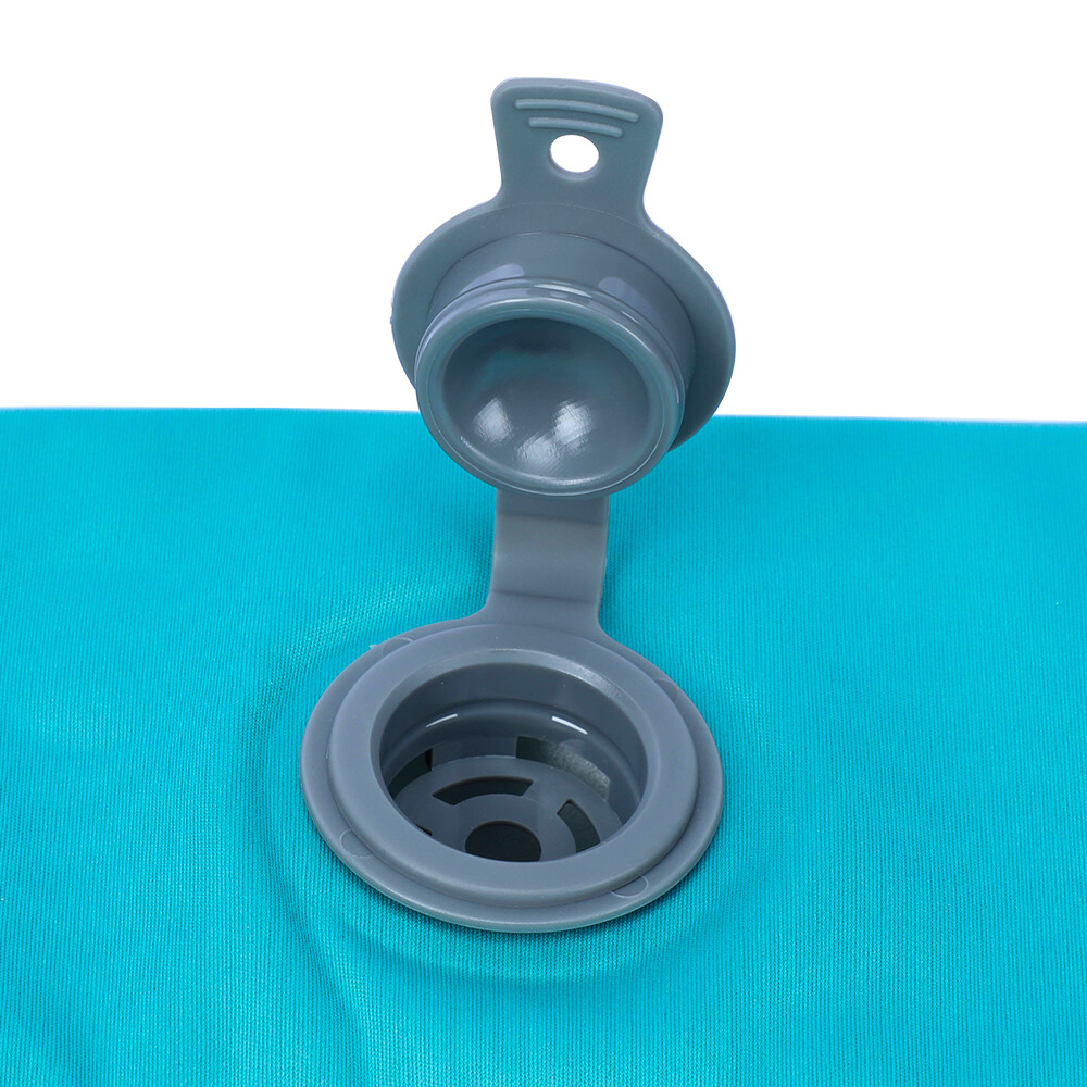 Blue Self-Inflating Sleeping Pad - Durable Sleep Mat for Camping w/Storage Bag