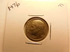 1976 Roosevelt Dime No Mint Mark-Very Good to Xtra Fine Condition