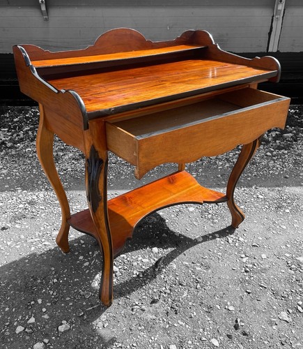 Antique Satinwood Wash Stand /Desk - Picture 2 of 11