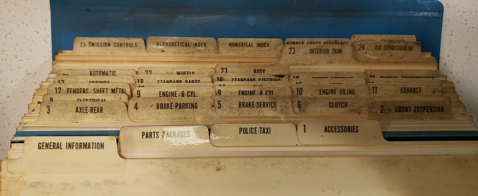 1972 年莫帕克莱斯勒“H”系列普利茅斯、道奇、帝国主零件目录 — 第 3/4 张图片