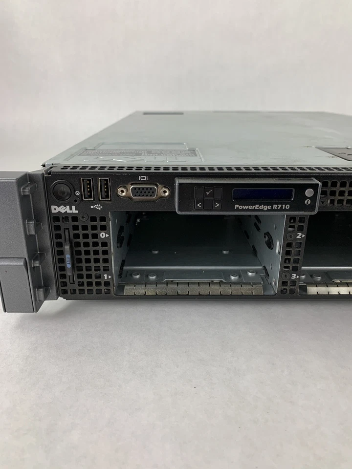 Dell PowerEdge R710 Server x2 Intel Xeon E-5640 2.67 GHz 32 GB RAM No HDD No OS - Image 4 of 4