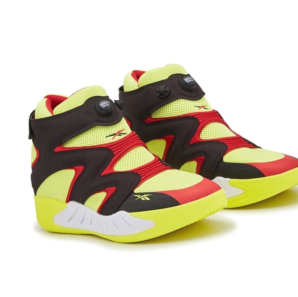 Reebok Men's InstaPump Fury Zone Shoes Acid Yellow G55142 g | eBay