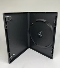 10 PCS NEW STANDARD 14MM SINGLE DVD CASES, DARK GRAY, MADE IN US, QPSD12-01