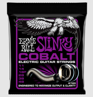 Ernie Ball - POWER SLINKY COBALT STRINGS, (P02720) - 1 full box