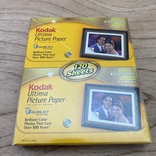 Kodak Ultima Photo Paper 120 sheets High Gloss 4x6  factory sealed