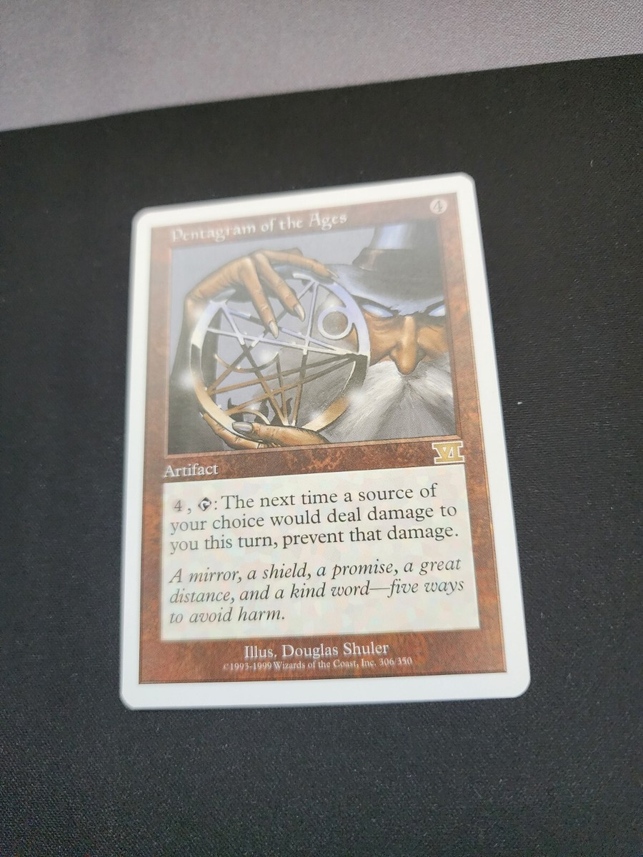 mtg pentagram card Pentagram of the Ages