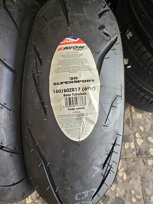 Pneumatico 180/55 ZR17 75ì3W AVON ED SUPERSPORT BI MESCOLA DOT2024