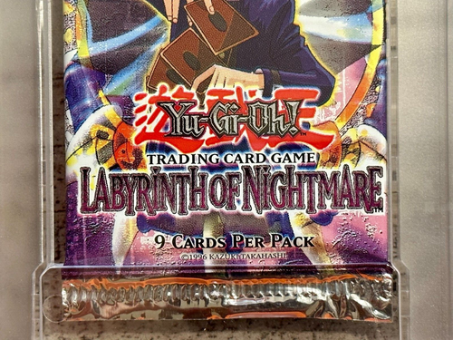 Yu-Gi-Oh! Labyrinth of Nightmare 1st Edition Booster Pack PSA 10 Mint - Picture 4 of 7