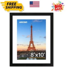 8x10 Picture Frame 1 Pack, Photo Frame with HD Plexiglass, Display Pictures