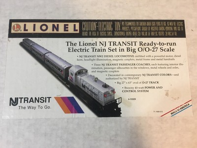 lionel new jersey transit train set