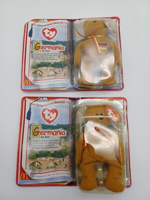 ty international bears ii germania. Lot Of 2