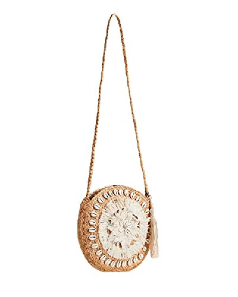 (TG. Taglia unica) Desigual Bols_Tulum Rounded, Across Body Bag Donna, Bianco, E