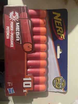Nerf Refill Softdarts N-Strike Mega 10er Pack rot A4368000 Nerf Zubehör