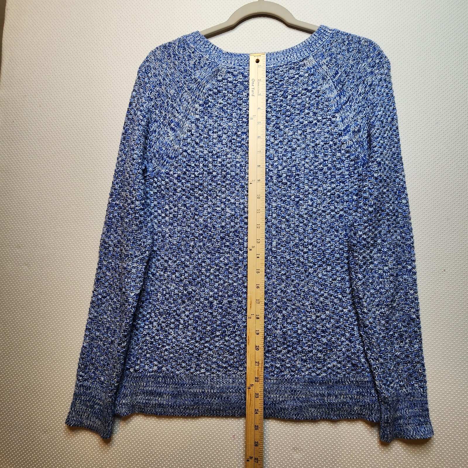 Gap Womens Pullover Sweater Extra Small Blue Long… - image 4