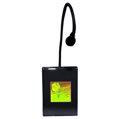 3D Lunar Lander Hologram LIGHTED DESK STAND, Collectible Polaroid Photopolymer