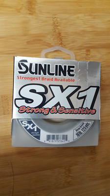 Sunline SX1 Strong and Sensitive Braid Fishing Line Deep Green 16lb 125yd