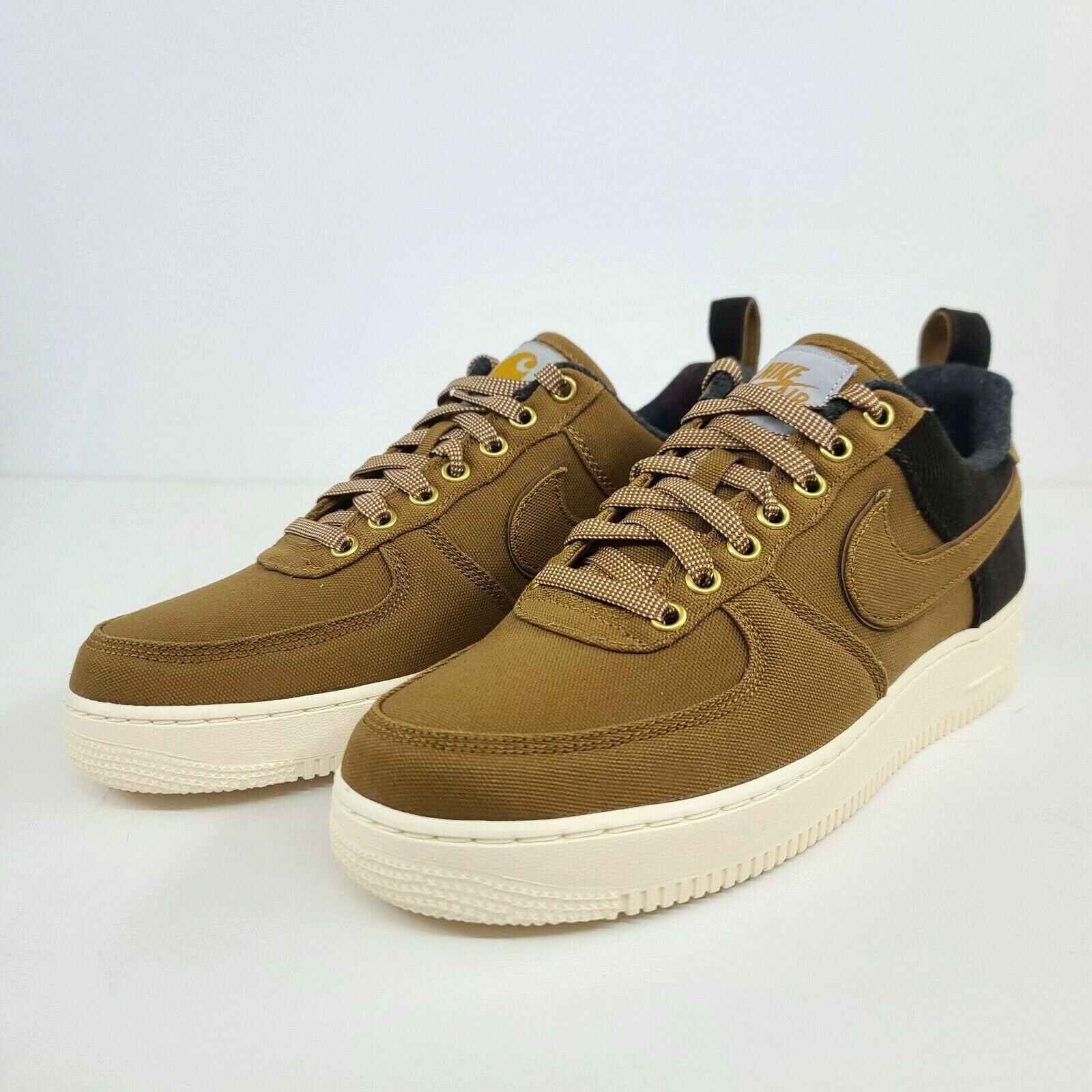 su sin civilización Size 9.5 - Nike Air Force 1 '07 Premium x Carhartt WIP Ale Brown 2018 for  sale online | eBay