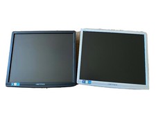 2 x moniteurs LCD Hanns.G HA191 19 POUCES - pièces de rechange ou réparations