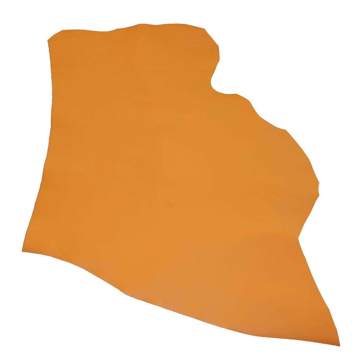 Cuir de veau lisse orange H34 pour accessoires de mode estivaux