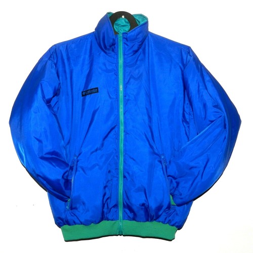 Reversible Green Blue Bomber Jacket | eBay