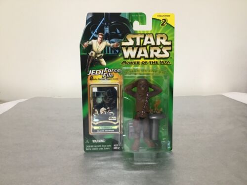 MOC Hasbro 2000 Star Wars Power of the Jedi CHEWBACCA DEJARIK CHAMPION Sealed! - Picture 1 of 12