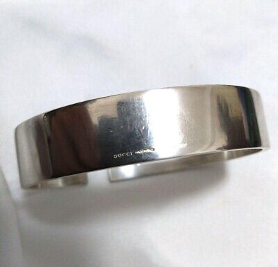 GUCCI G Logo Bangle Large Size Tom Ford Era Adjustable 18cm GUCCI G Logo Bangle Large Size Tom Ford Era Adjustable 18cm