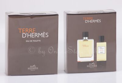 Hermes - TERRE d'Hermes Set - 100ml EDT + 80ml Shower Gel | eBay