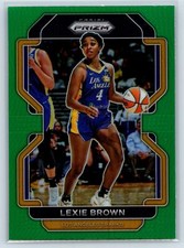 Lexie Brown 2022 Panini Prizm WNBA Green Los Angeles Sparks #57