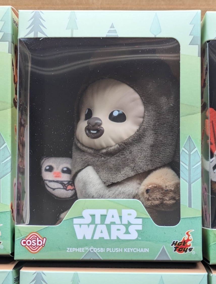 Hot Toys Set of 8 Cosbi Ewoks Plush Keychain Star Wars