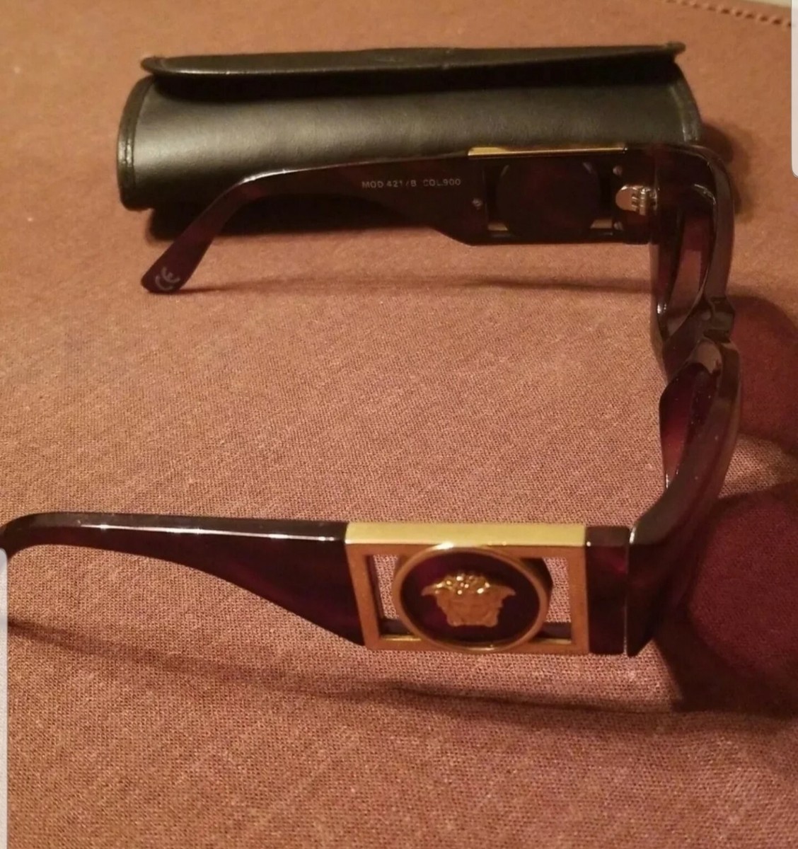 あ*ん様 ヴェルサーチ　サングラス　MOD421/B COL900 RARE! AUTH. GIANNI VERSACE MOD.421/B COL.900 Medusa Black