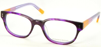 Neu Prodesign Denmark 4709 3532 / Glänzende Violette Brille Fassungen 49-18-135