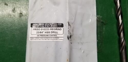 New York State Tool Co. Part #: 010223 HSS Trapano di riaffilatura PRGO 23/64'' - Foto 2 di 3