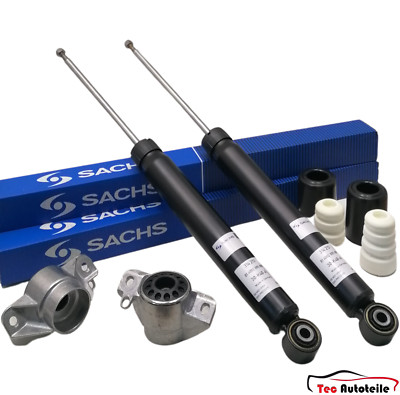 2x SACHS Stoßdämpfer + Domlager hinten  für Audi Q5 8RB Bj. 2008-2017