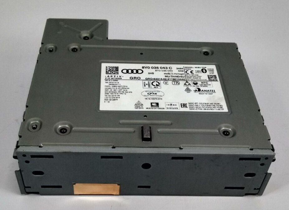AUDI A3 8Y CENTRAL COMPUTER INFORMATION ELECTRONICS GENUINE PART