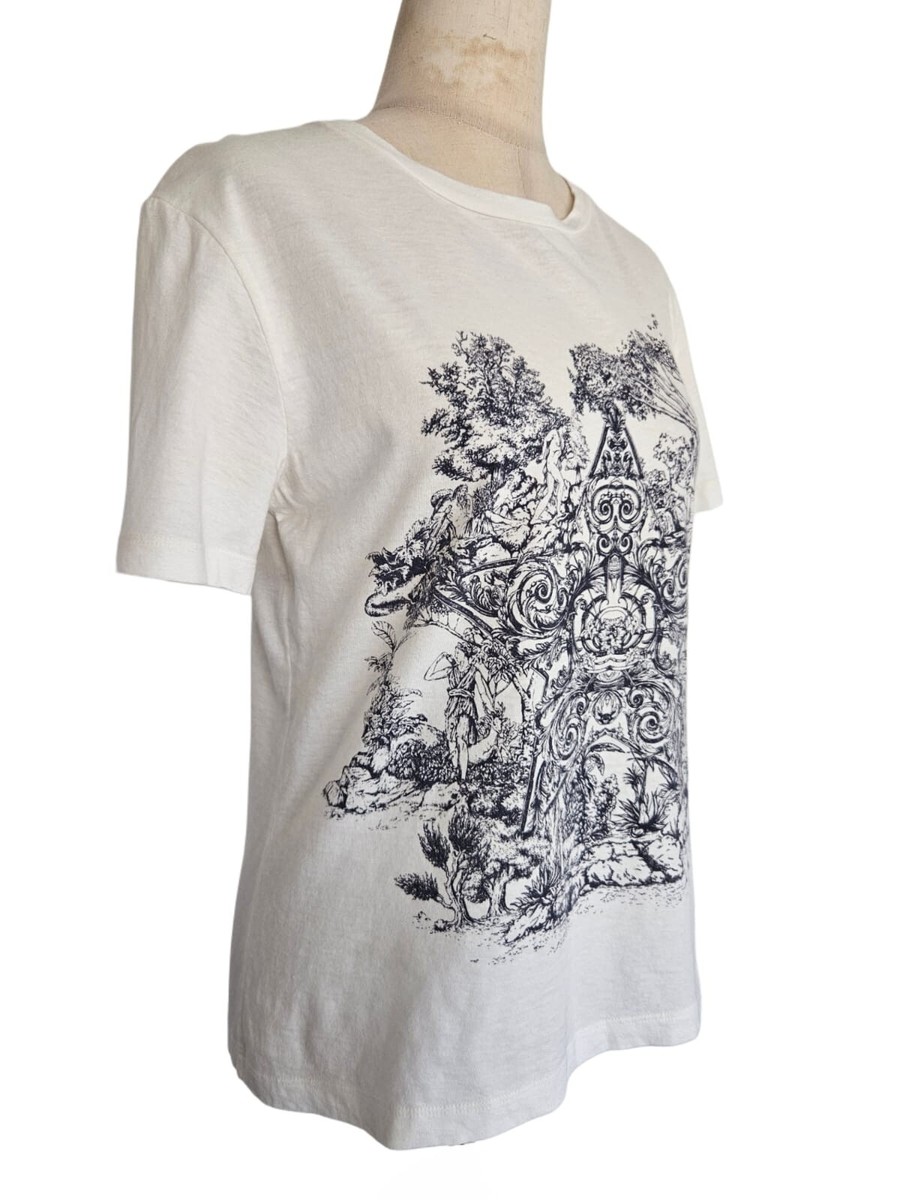 Christian Dior White Around The World Stella T Shirt | eBay