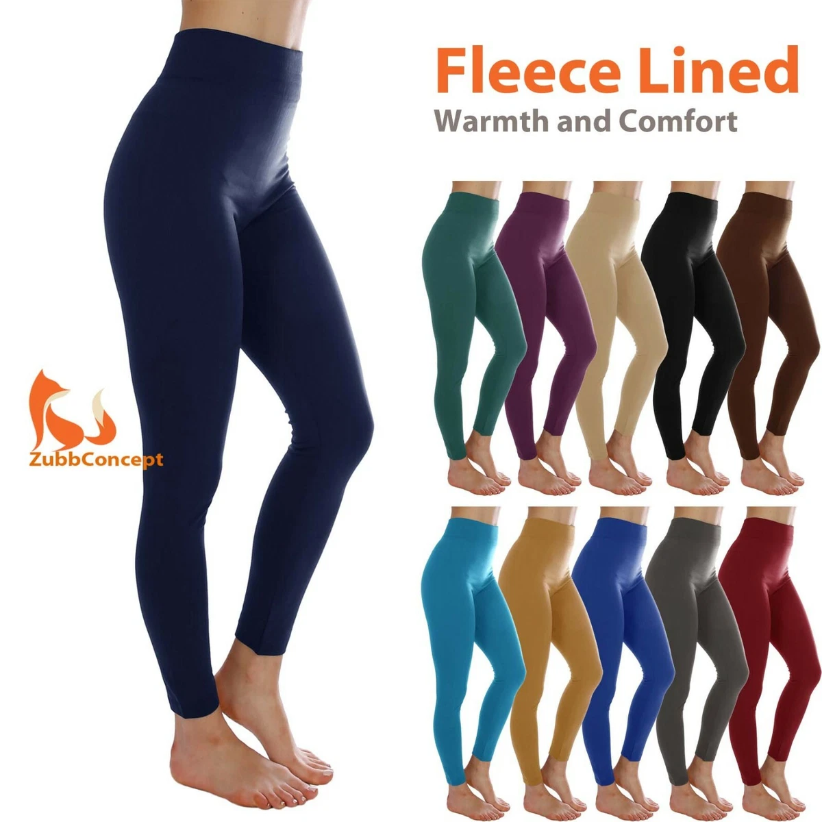 Fleece Lined Legging for Women Winter Thermal Warm Full Length