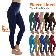 Fleece Lined Legging for Women Winter Thermal Warm Full Length Legging Pants 