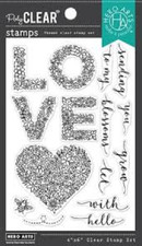HERO ARTS - ACRYLIC STAMPS - FLORAL LOVE