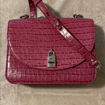 Rebecca Minkoff Love Too Crossbody Bag in Dark Raspberry NWOT 