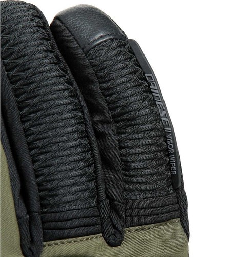 GUANTI MOTO INVERNO IMPERMEABILI MOTO DAINESE TRENTO D-DRY BLACK GRAPE LEAF TG M - Picture 8 of 8