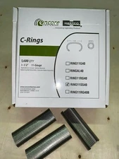11SS40   C-Rings 1.5" SHARP PT 11 gauge Bostitch Spenax STAINLESS STEEL Gabion