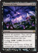 Slightly Played, English - 1 x MTG Decree of Pain - Foil Commander's Arsenal