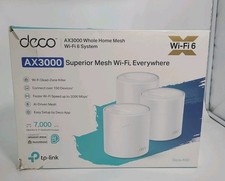 TP-Link Deco X60 WiFi 6 AX3000 Whole Home Mesh Wi-Fi System 3-Pack 