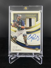 2022 Panini Immaculate - Cal Raleigh Rookie RC Auto Patch RPA /99 Mariners